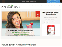 Tablet Screenshot of natural-edge.com